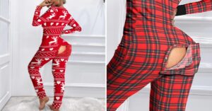 Butt-less PJs advertisement sparks massive confusion among users.